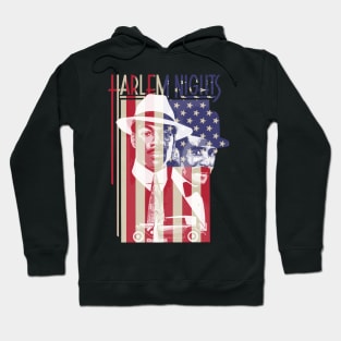 Harlem Nights Engraved USA Flag Hoodie